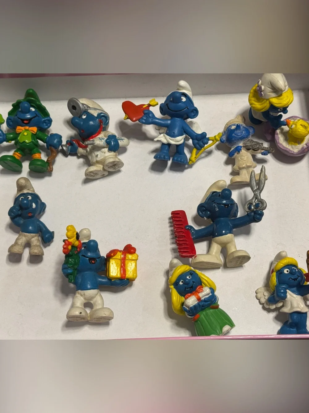 The Smurfs Kids Toy Figurine Set - Blue & White Collectible Characters